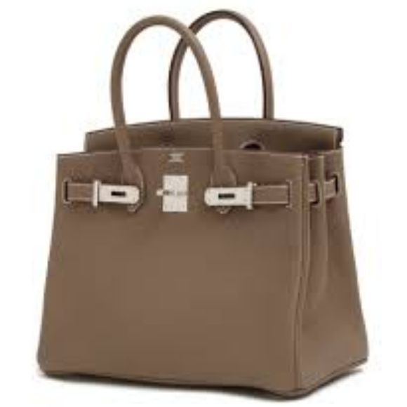 New in Box Hermes Birkin 30 Etoupe Grey - Picture 3 of 8